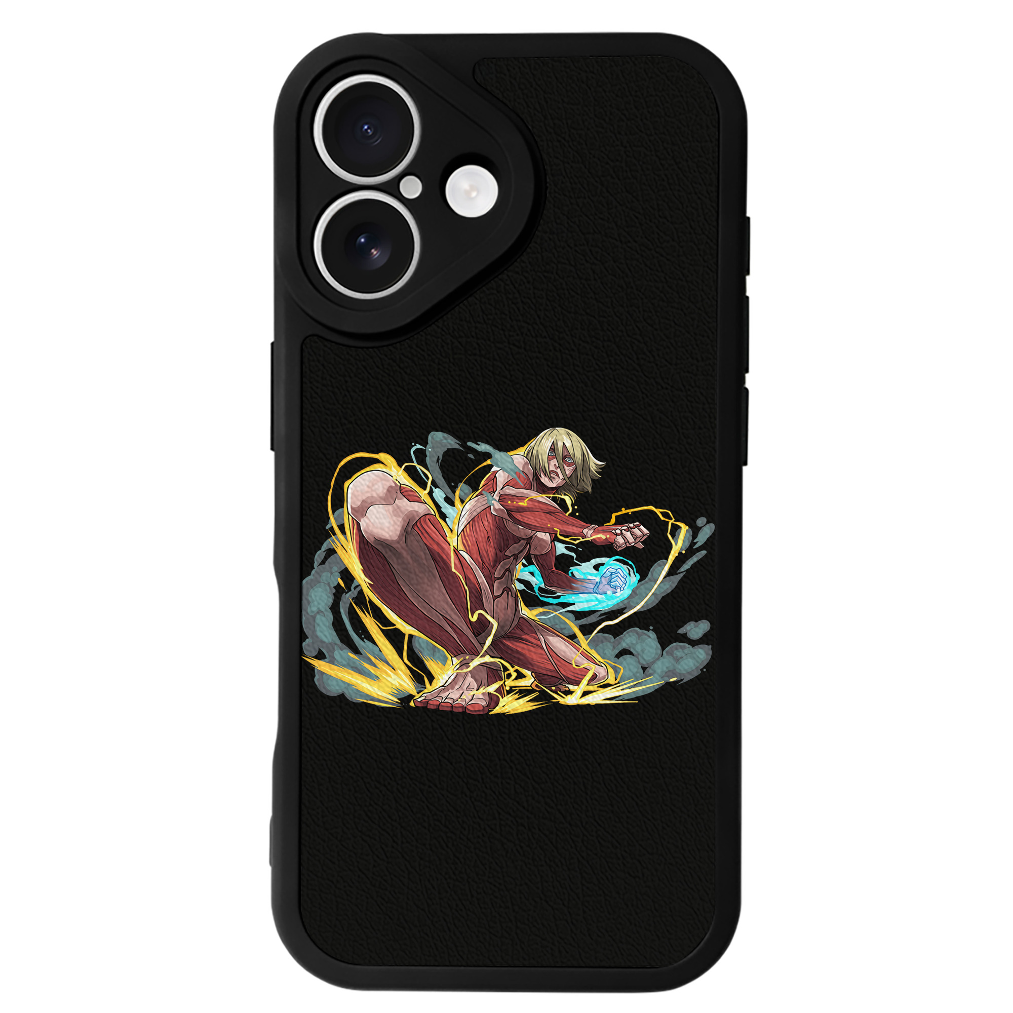 （画像用） 進撃の巨人 Attack on Titan 【iPhone 16シリーズ対応】シリコンスマホケース（レザー調） 材質：シリコン